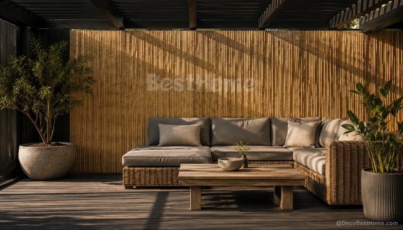 Bamboo fencing & edging