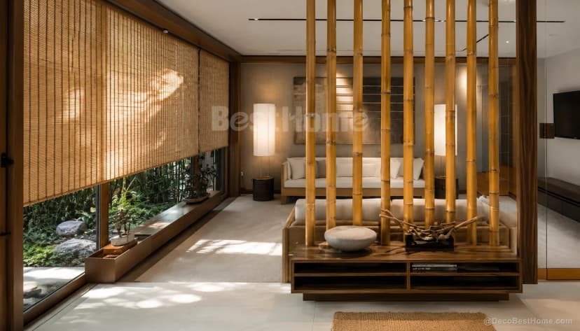Bamboo poles