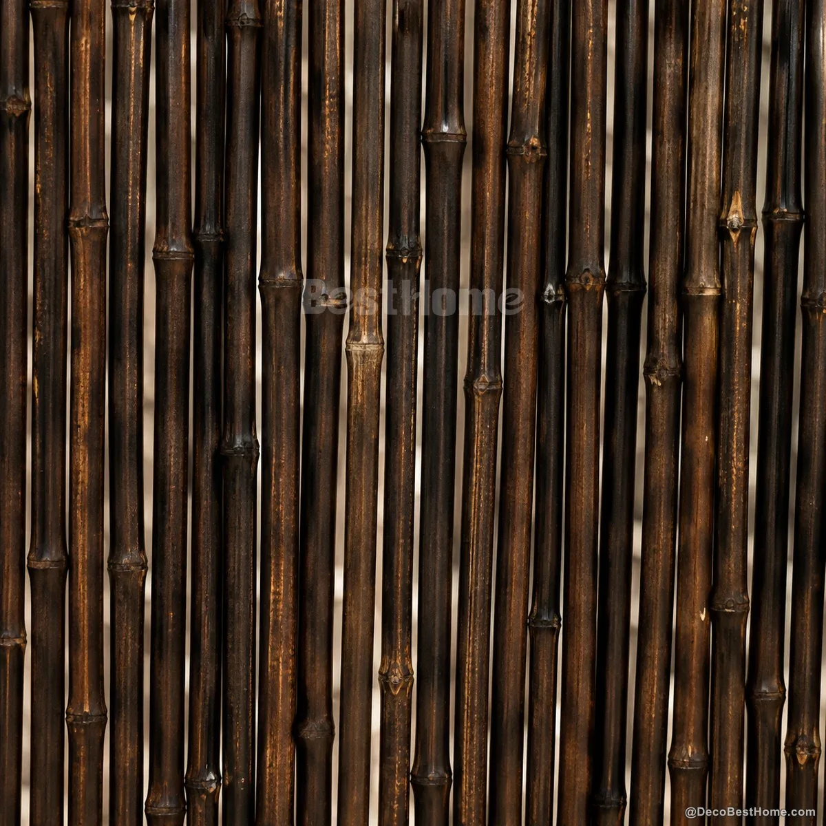 Naturel, natuurlijk zwart of gecarboniseerd? De kleur van je bamboescherm kiezen