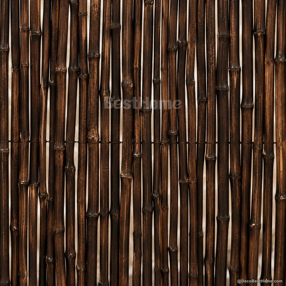 Naturel, natuurlijk zwart of gecarboniseerd? De kleur van je bamboescherm kiezen