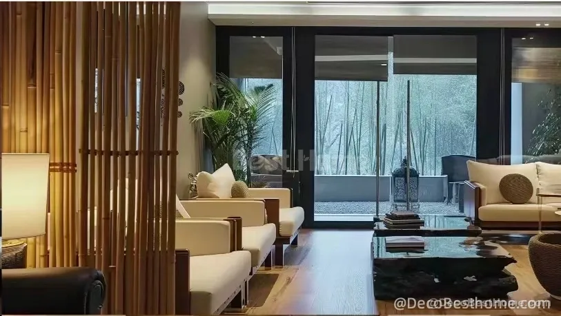 Decor bamboo poles