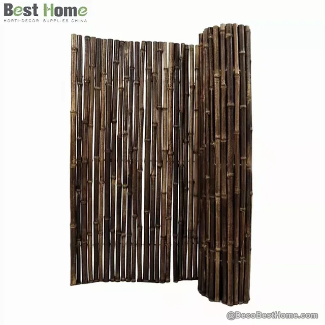 Natural black bamboo roll