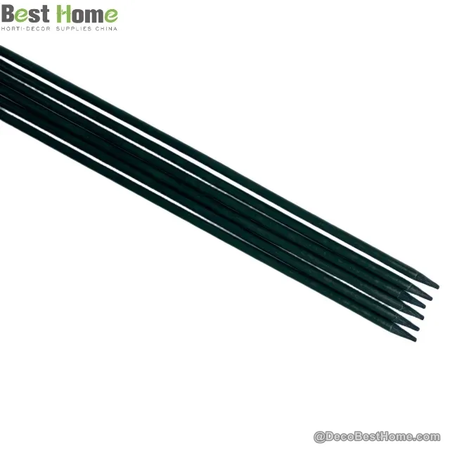 Green-dyed sticks
