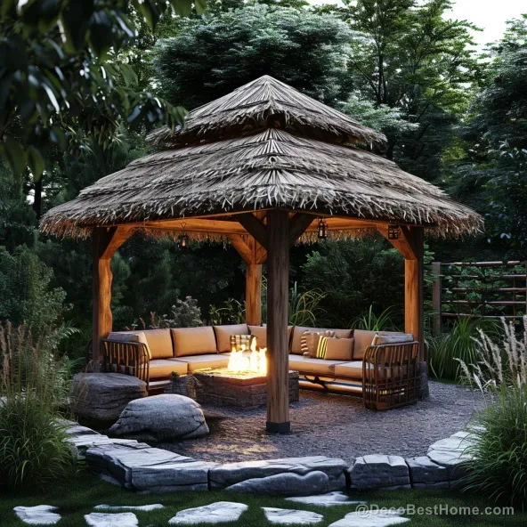 Natural thatch roof 5