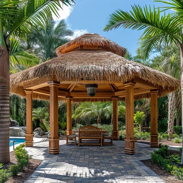Natural thatch roof 6