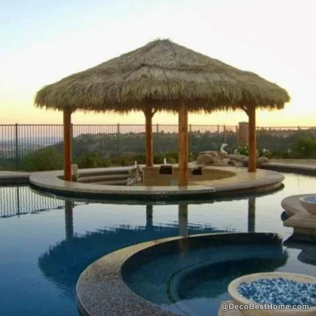 Mexican palm thatch