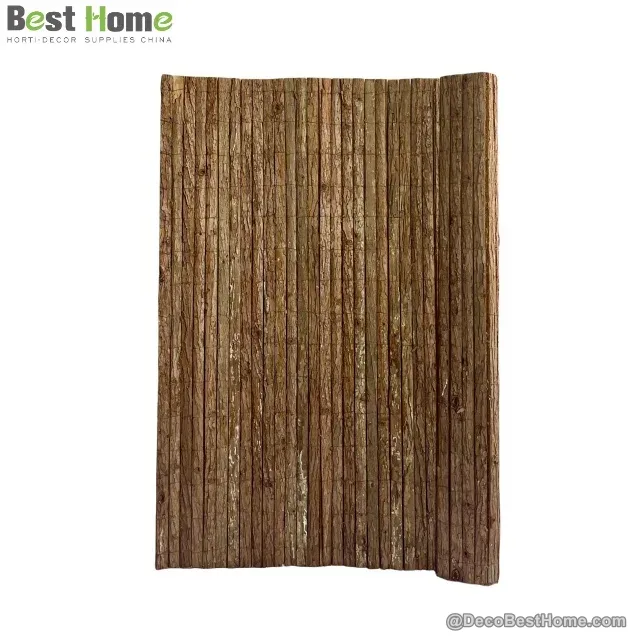 Bark fence